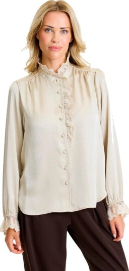 IN Front, Dame, Bluser & Skjorter, Beige, XL,