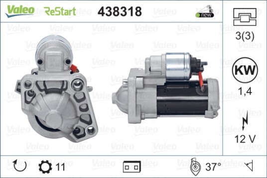 VALEO 438318 Starter