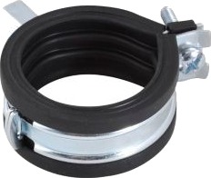 Walraven Ksb1 Rørbøjle 48-51Mm - Elforzinket 1-Skrue Rørbøjle Med Epdm Og M8 Gevind