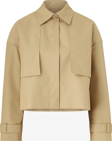 Calvin Klein Jakke Cotton Twill Trench Jacket Beige Calvin Klein Jakke Cotton Twill Trench Jacket Beige