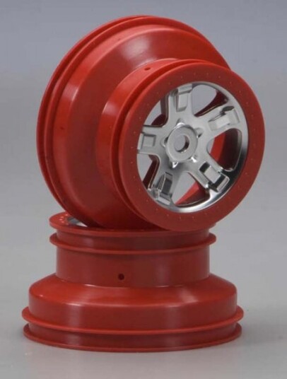 Traxxas 5972A Red Beadlock Wheels Slayer Traxxas 5972A Red Beadlock Wheels Slayer