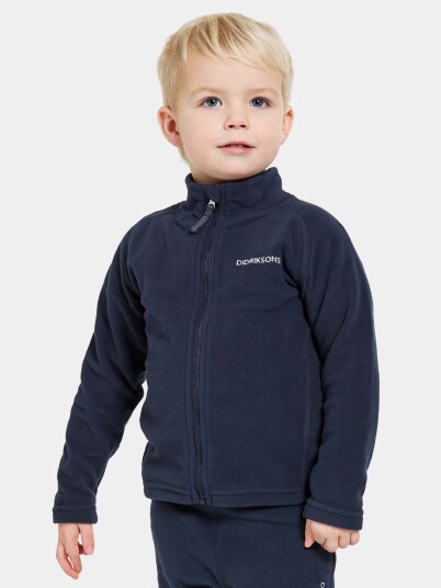 Didriksons Monte Kids Fullzip Navy Navy 130 Didriksons Monte Kids Fullzip Navy Navy 130