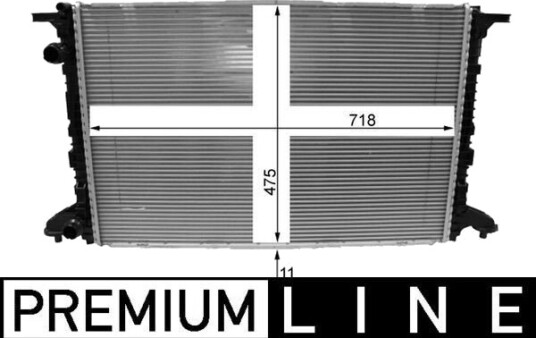 MAHLE CR 2177 000P Radiator motorkjøling MAHLE CR 2177 000P Radiator motorkjøling