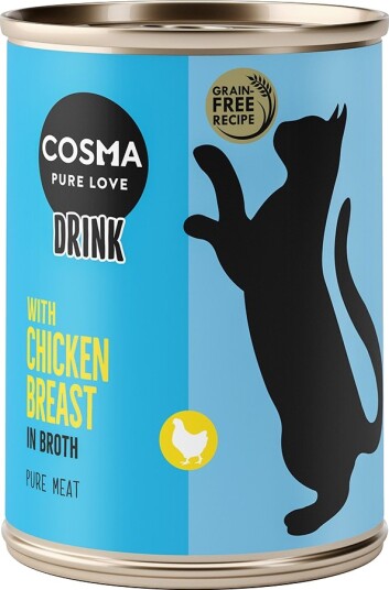 Cosma Våtfôr Drink Kyllingbryst 6 X 100 G Cosma Våtfôr Drink Kyllingbryst 6 X 100 G