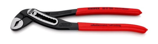 Knipex Alligator Tunge- og Spaltetang 250 mm Maks Åpning 50 mm for Håndverktøy