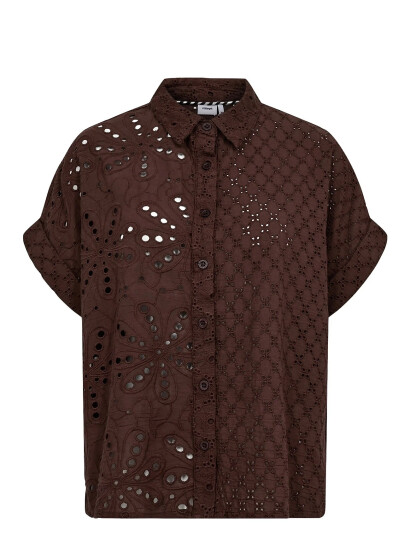 Nümph Nupalma Sleeveless Shirt   Brown   36