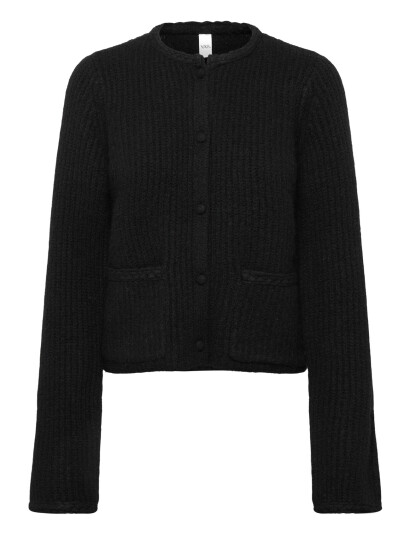 YAS Yasemilie Ls Knit Cardigan - Black - XS YAS Yasemilie Ls Knit Cardigan - Black - XS