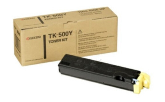 Kyocera TK500Y Tonerkassett gul 8.000 sider Kyocera TK500Y Tonerkassett gul 8.000 sider