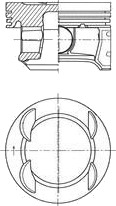 Stempel KOLBENSCHMIDT 41007600