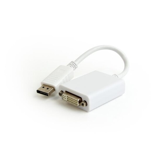 Cablexpert DisplayPort til DVI Dual-Link Hvit