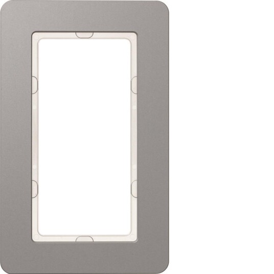 Hager 13096074 Dekkramme For Berker Q.7 Stort Hullbilde Aluminium