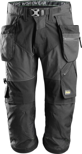 Snickers Workwear 6905 Piratbukse stålgrå/svart, med stretch Stålgrå/Svart, Klær