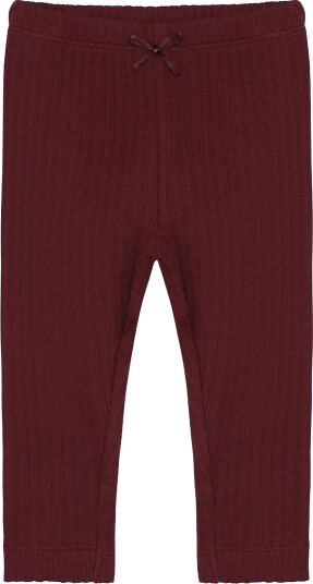 En Fant Leggings Pointelle Burgundy 56