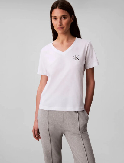Calvin Klein Jeans Monologo Vnk 2Pack Tee - White - XL
