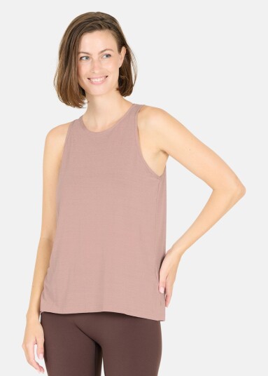 Athlecia Mota W Slub Top Sphinx 40 Løpesinglet