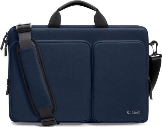 Tech-Protect Defender PC-veske 17" Marineblå