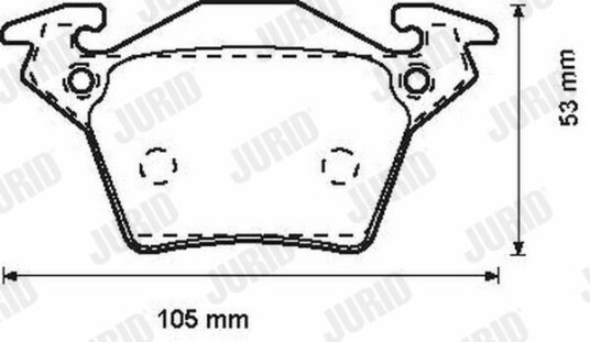 Bremseklosser JURID 571947J Bremseklosser JURID 571947J