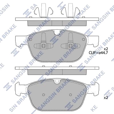 Bremseklosser Hi Q SP2320