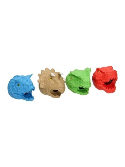 Toi Toys World of Dinosaurs Squeeze Dinosaur Head with Balls