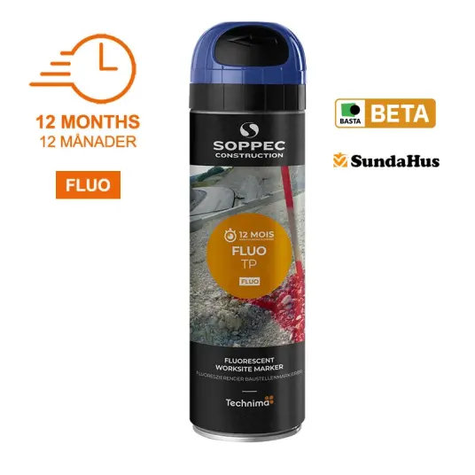Soppec merkespray fluo tp 500 ml bla Soppec merkespray fluo tp 500 ml bla
