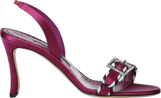 Manolo Blahnik Dame Sko Rosa 38 1/2 EU,