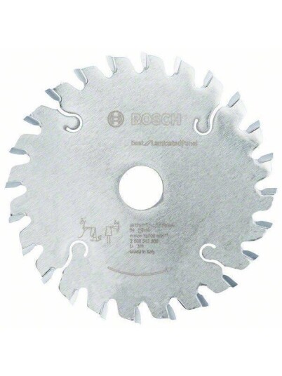 Bosch Circular Saw Blade Best for Laminated Panel 125 x 2.2 x 20 mm