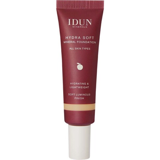 IDUN Minerals Hydrasoft Mineral Foundation Medium Warm 30ml IDUN Minerals Hydrasoft Mineral Foundation Medium Warm 30ml