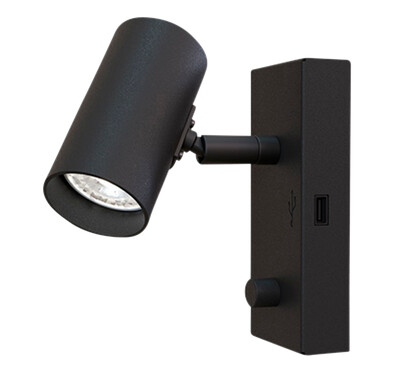 Belid Vegglampe Tyson USB høyre 1575795-03-0 1696672-01-0