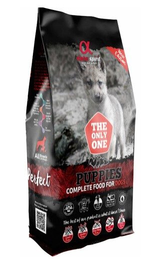 Alpha Spirit Puppy Tørrfôr med Kylling 12 kg - Kornfritt og Glutenfritt Hundemat
