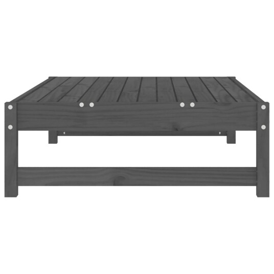  Hagefotskammel grå 120x80 cm heltre furu 825711