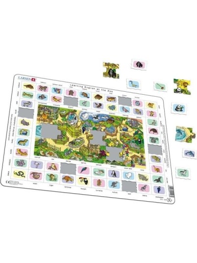 Larsen Puzzles Learning english at the Zoo Larsen Puzzles Learning english at the Zoo