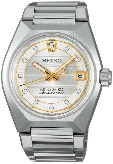 Seiko Herreklokke SLA087J1 King Sølvfarget/Stål Ø41 mm