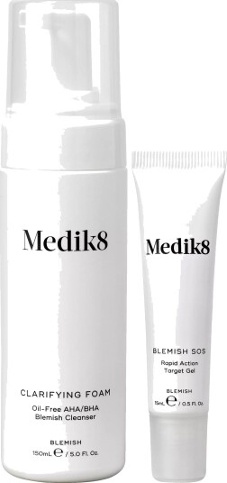 Medik8 Acne Bundle Cleansing Foam 150 ml & Blemish SOS 15 ml