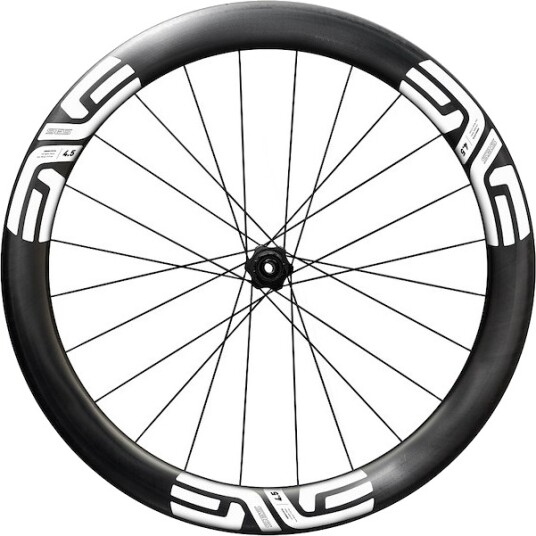 ENVE SES 4.5 bakhjul race 700c HG body center lock disc e-thru 12 x 142mm hvit logo ENVE SES 4.5 bakhjul race 700c HG body center lock disc e-thru 12 x 142mm hvit logo