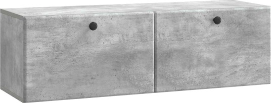 Vegghengt TV skap 98 x 31 x 30 cm Betonggrå Konstruert tre Vegghengt TV skap 98 x 31 x 30 cm Betonggrå Konstruert tre