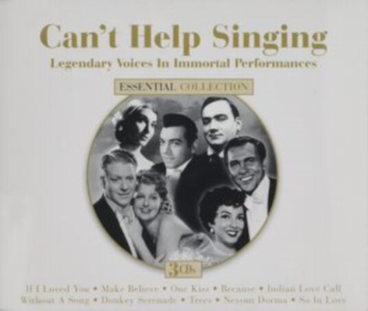 Diverse Artister Can't Help Singin Legendary Voices In Immortal Performances CD