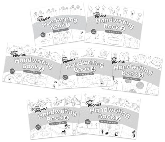 Jolly Phonics Handwriting Books Complete Set (17)  In Print Letters (American English edition)