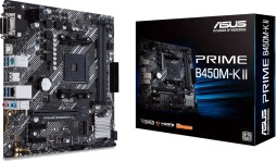 ASUS Prime B450M-K II Micro ATX Hovedkort med AM4 Socket og DDR4