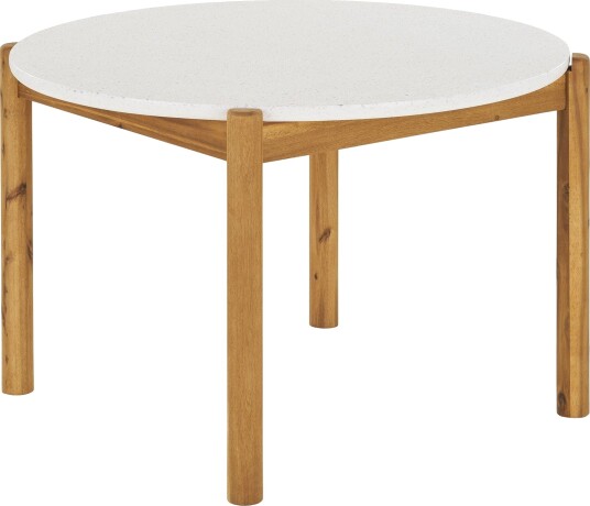 Terracina hagebord Ø120 cm natur hvit.