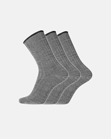 Dovre Sokker 'No elastic' Ull 3 pakning Lysegrå Dovre Sokker 'No elastic' Ull 3 pakning Lysegrå