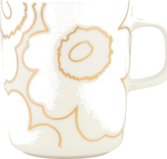 Marimekko Piirto Unikko Krus 25 cl Hvit/Gull