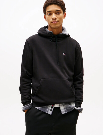 Tommy Jeans Tjm Reg S Flag Hoodie Black S Tommy Jeans Tjm Reg S Flag Hoodie Black S