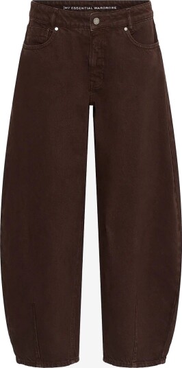 My Essential Wardrobe Jeans Barrel Mwlucy 175   PLUM WASHED DENIM   27 x 29