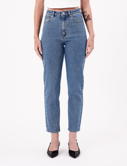 ABRAND 94 High Slim Naomi Mid Vintage Blue - Blue - 27 ABRAND 94 High Slim Naomi Mid Vintage Blue - Blue - 27