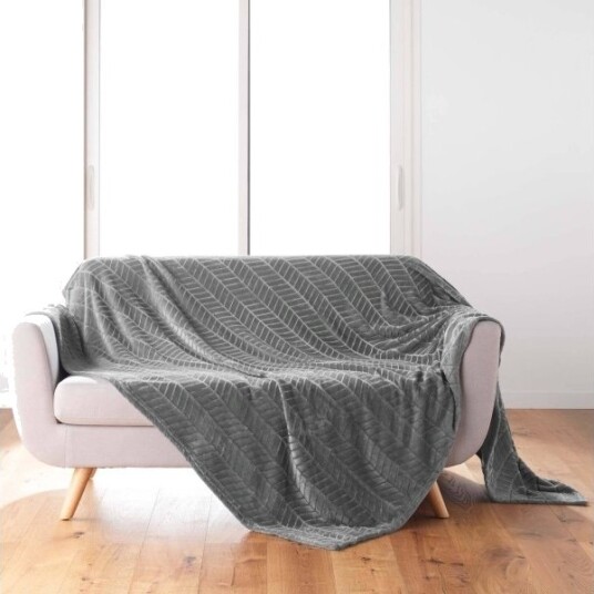 Douceur D`Interieur Sengeteppe/Duvetrekk Med Preget Mønster Arya 180 X 220 Cm