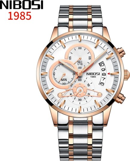 Nibosi Nucleus Rose Gold Silver
