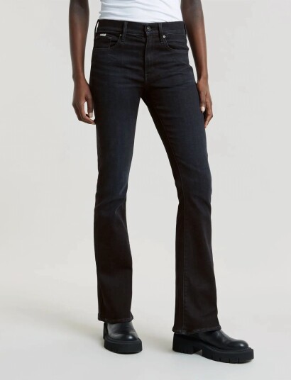 G Star 3301 Flare Wmn Black 30 x 34