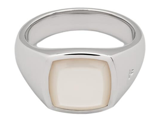 Tom Wood Jewellery Kay Ring White MOP Ring Sølv 54