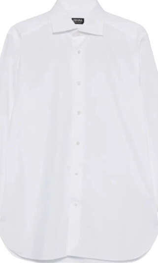 Zegna Herre Skjorter Hvit 2XL,