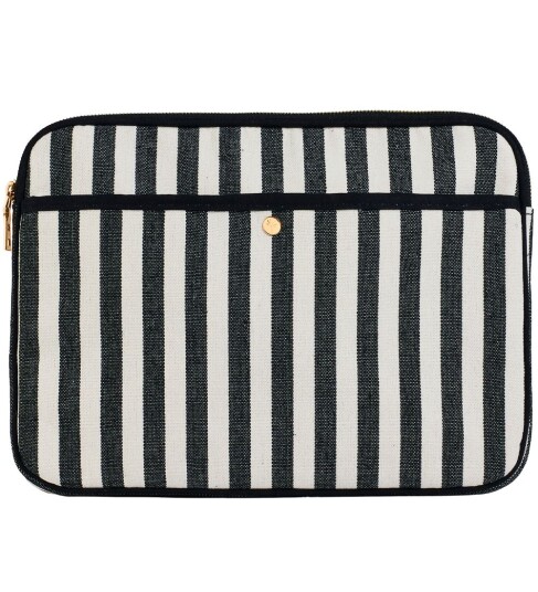 Fan Palm Cotton Stripe Laptop Sleeve Fan Palm Cotton Stripe Laptop Sleeve